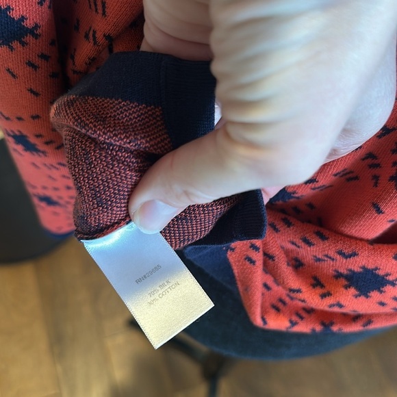 Pendleton Womens Size XL Cardigan sweater Silk Cotton Button XL petite EUC‎ - Picture 4 of 4